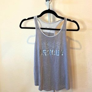 Girls under armor tank top, size L